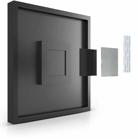 Frame dimension magnetic hanging kit