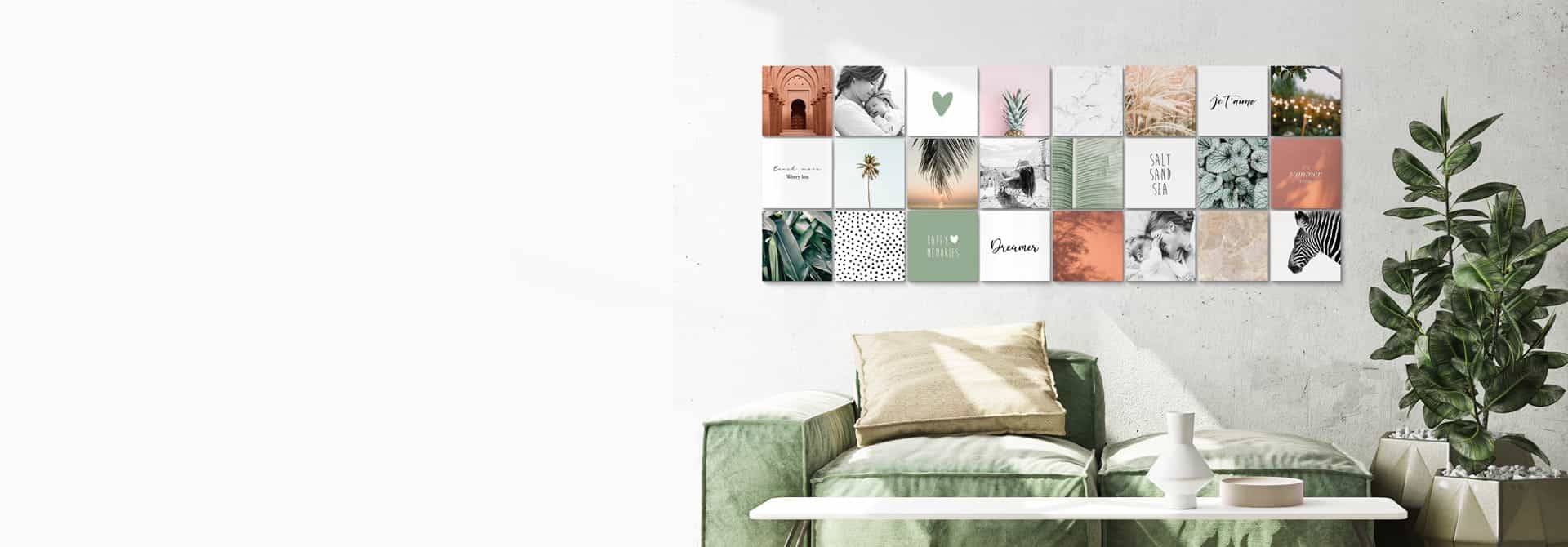 CusttomShapes. Design your own personal photo wall!