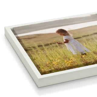 Photo on canvas with floating frame